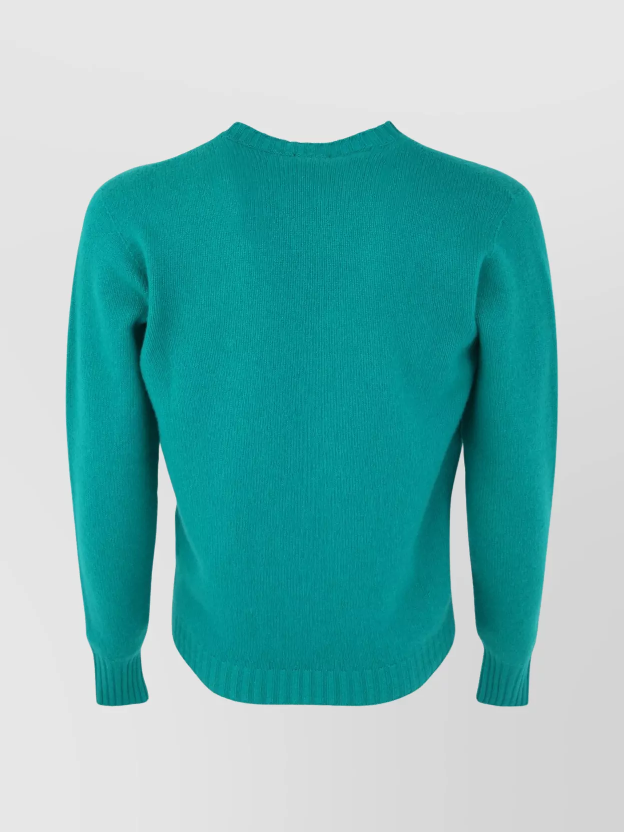 Drumohr Long Sleeve Crew Neck Sweater In Green