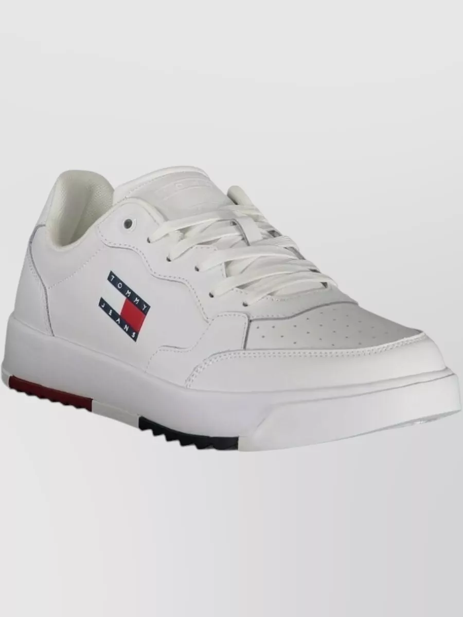 Tommy Hilfiger Leather Low-Top Sneakers
