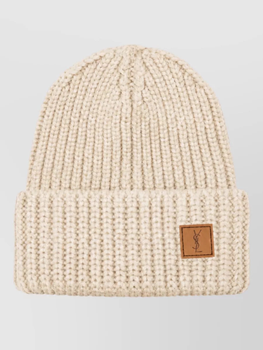 Saint Laurent wool beanie