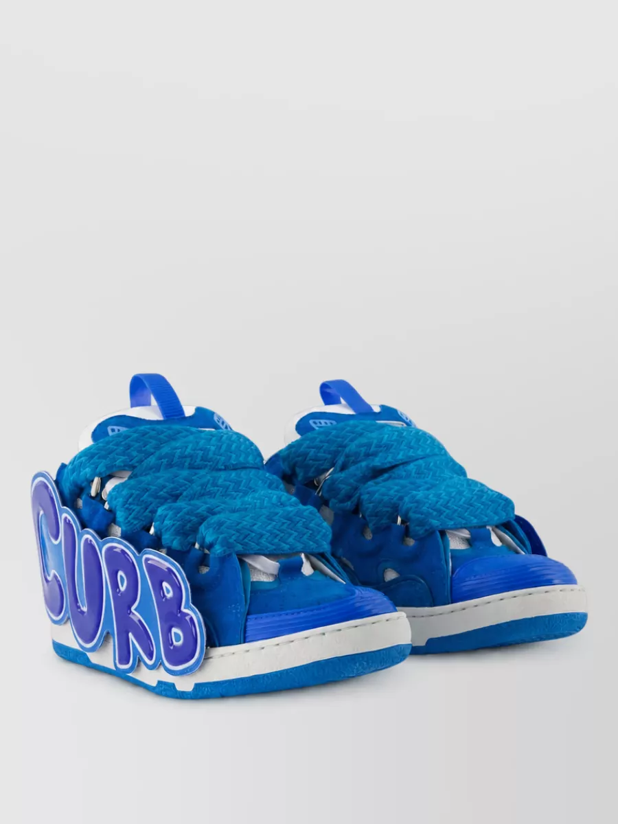 Lanvin synthetic high-top sneakers