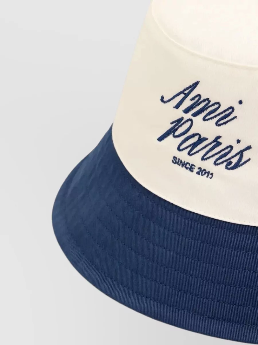 Ami Paris Cotton Bucket Hat
