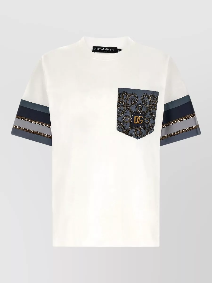 Dolce&Gabbana cotton jersey printed short-sleeve t-shirt