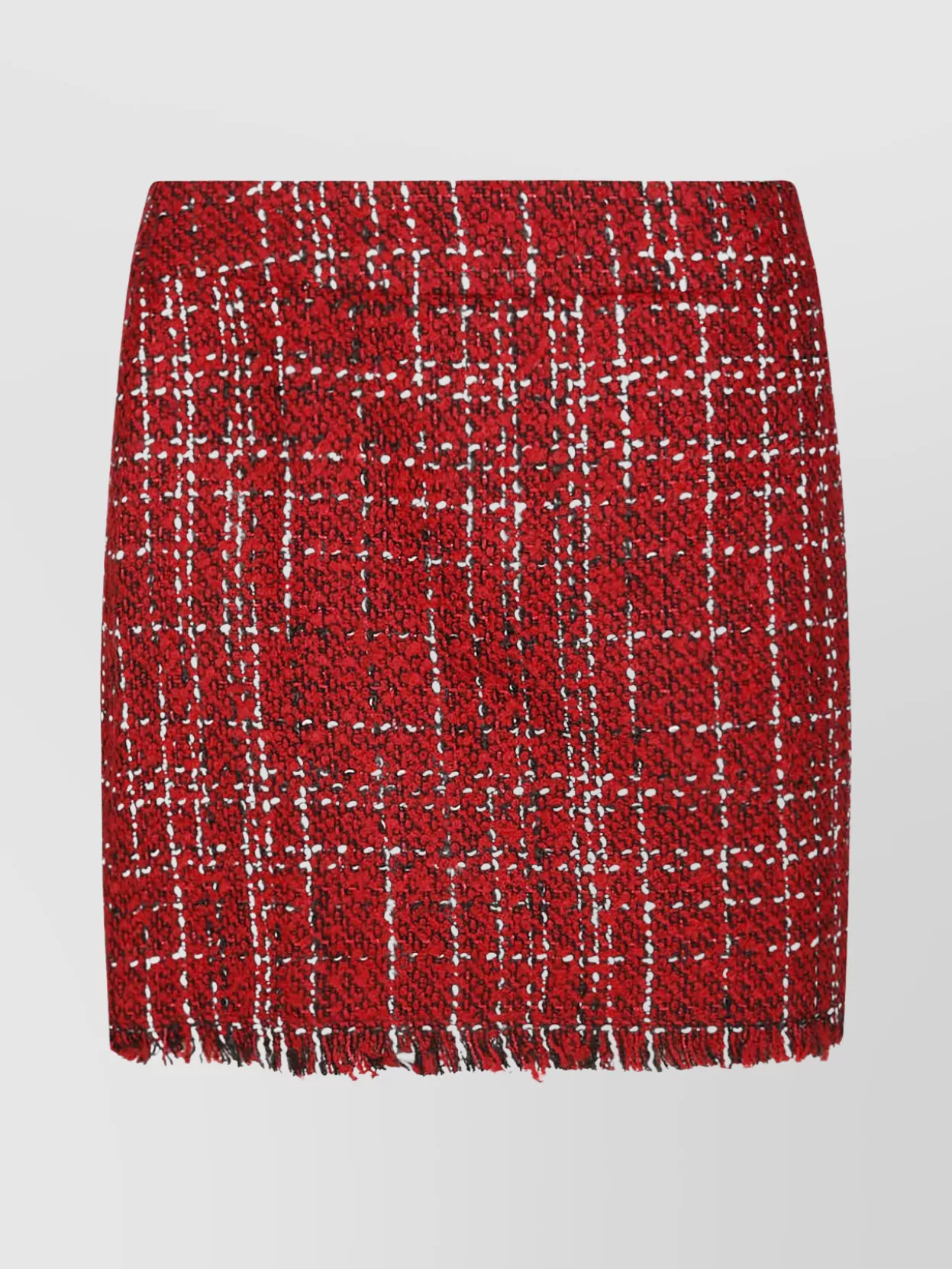 Liu •jo Boucle Mini Skirt In Red