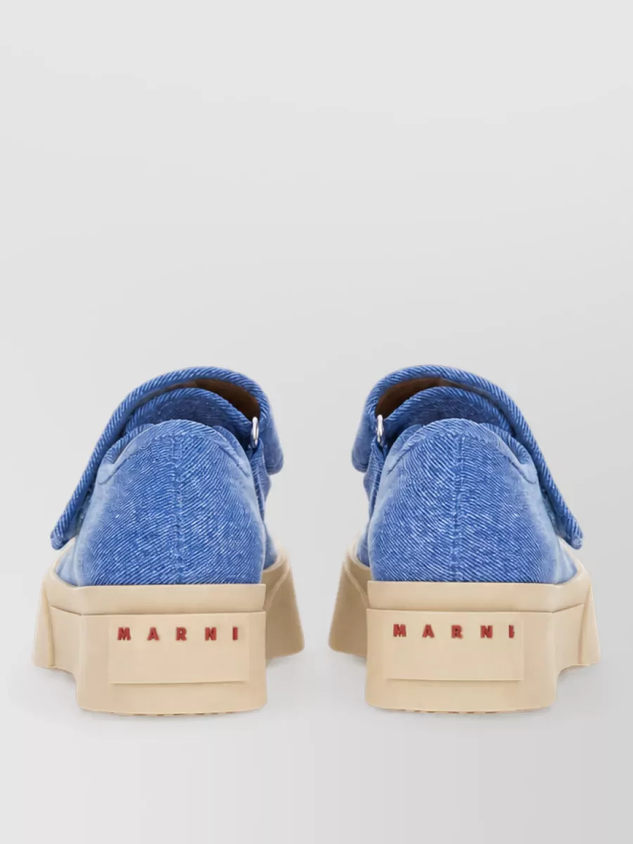 Marni Cotton Mary Jane Sneakers