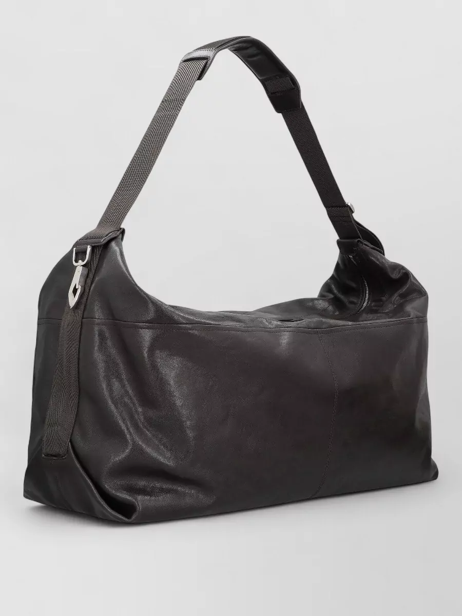 Lemaire Leather Weekend Tote Bag Berlingot 72H