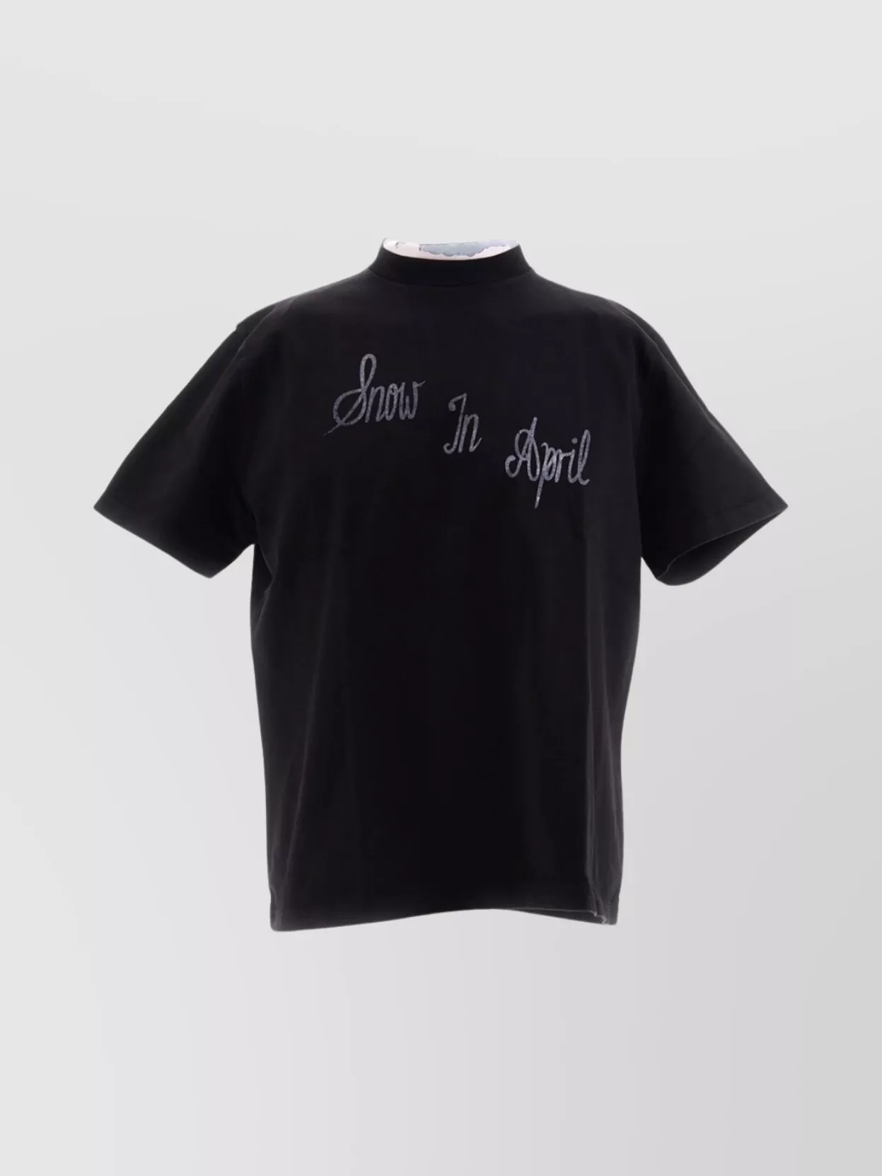 Our Legacy Embroidered Text Graphic Print T-Shirt