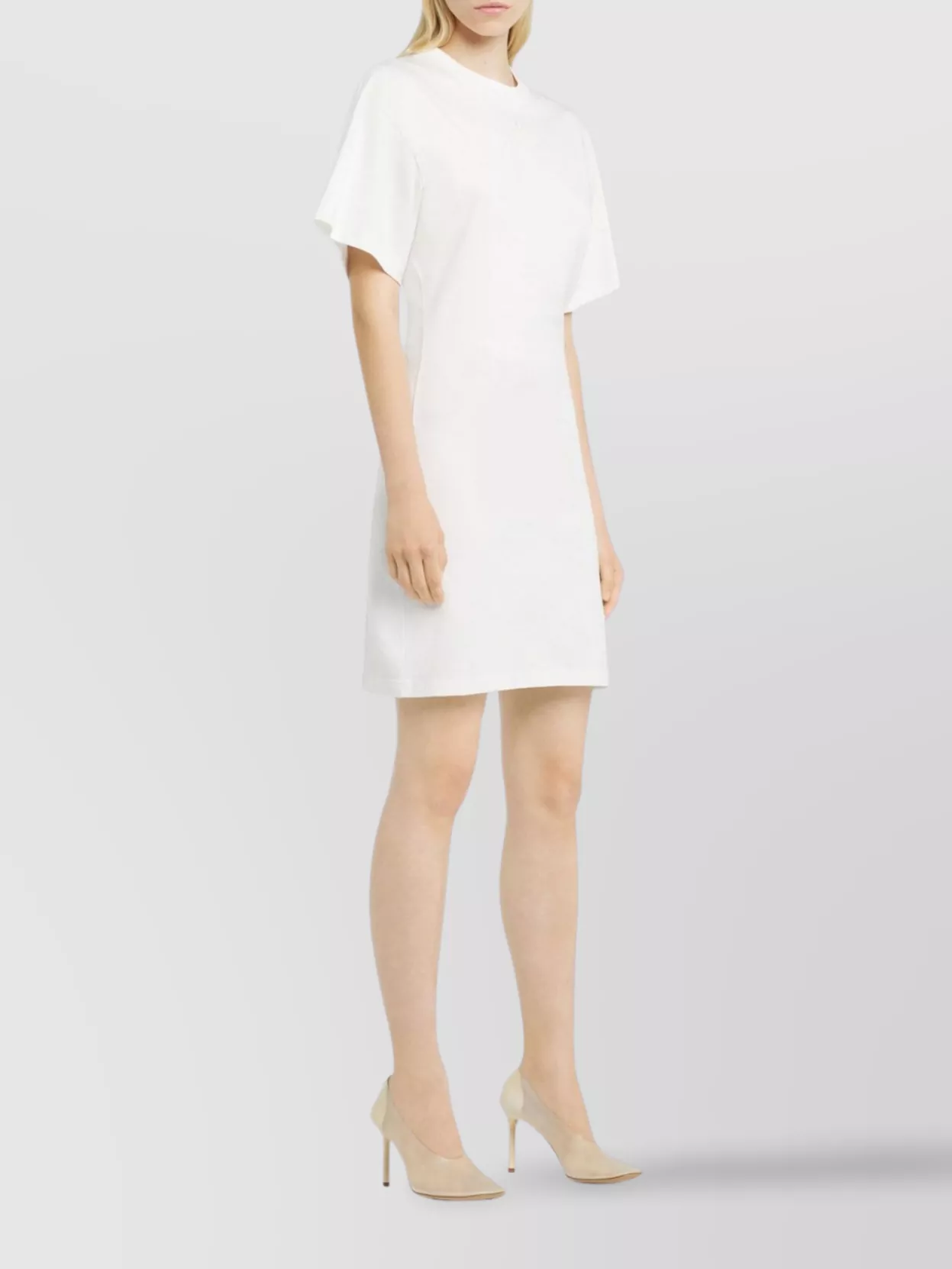Courrèges White Cotton Mini Dress