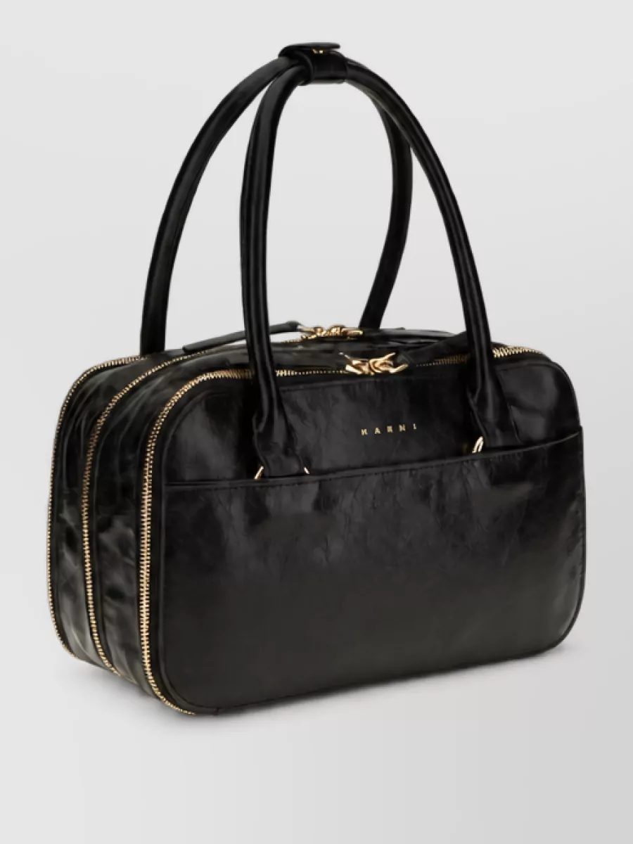 Marni Small Calf Leather Tote Bag
