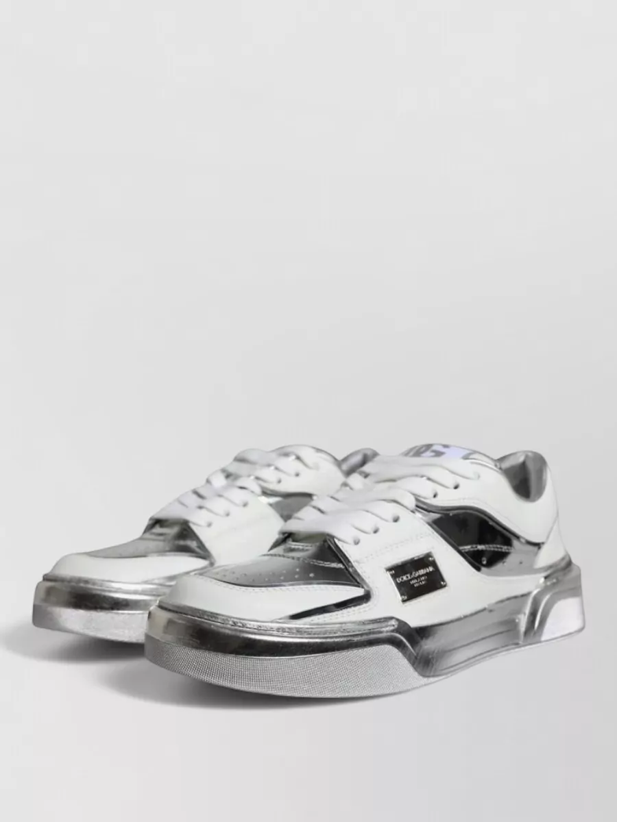 Dolce&Gabbana Leather Low-Top Sneakers