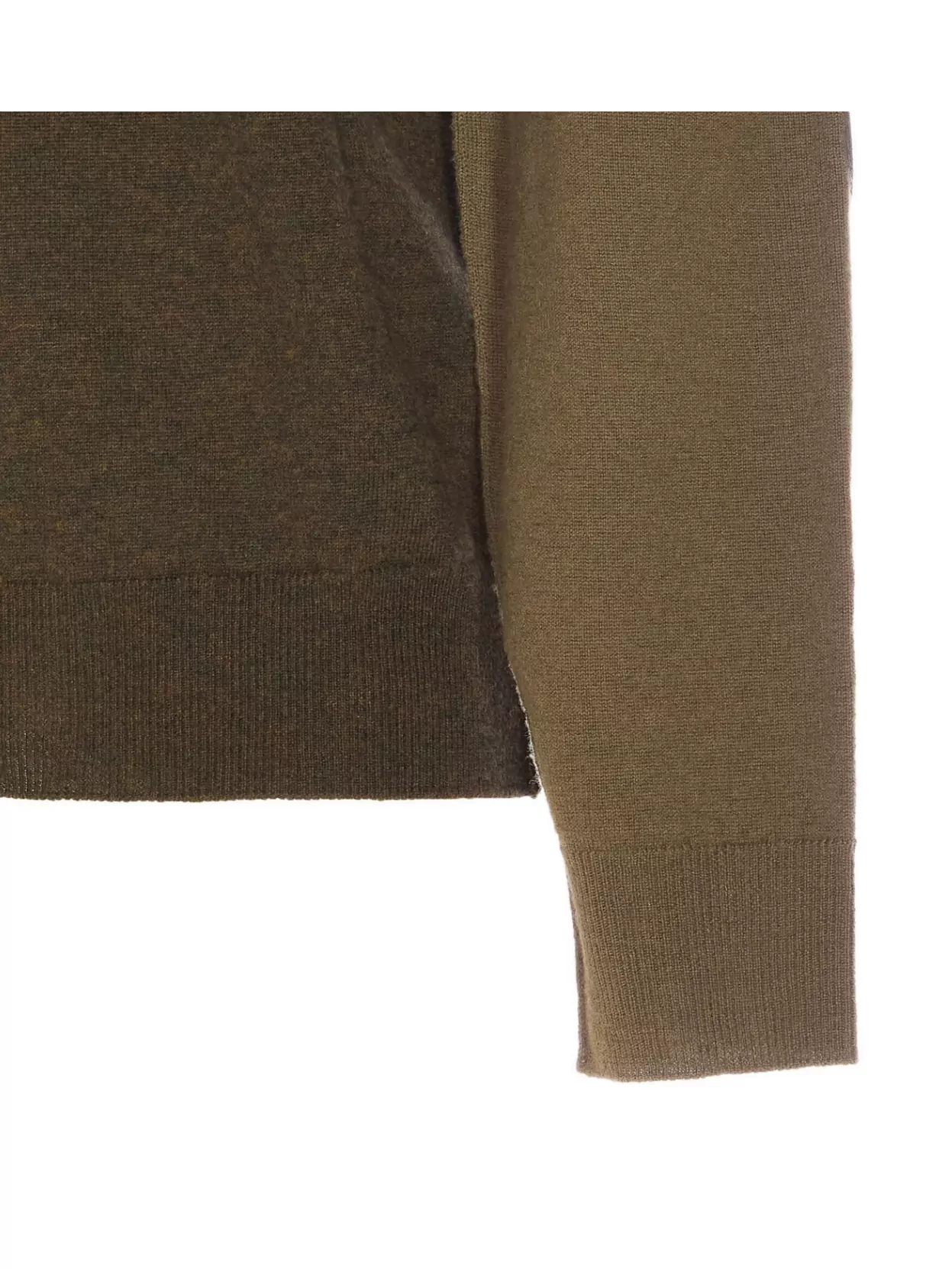 Maison Margiela High Neck Long Sleeve Sweater With Patches