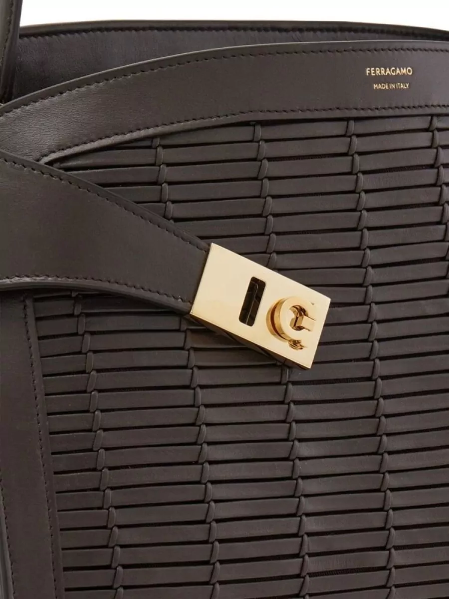 Ferragamo Calfskin Shoulder Bag