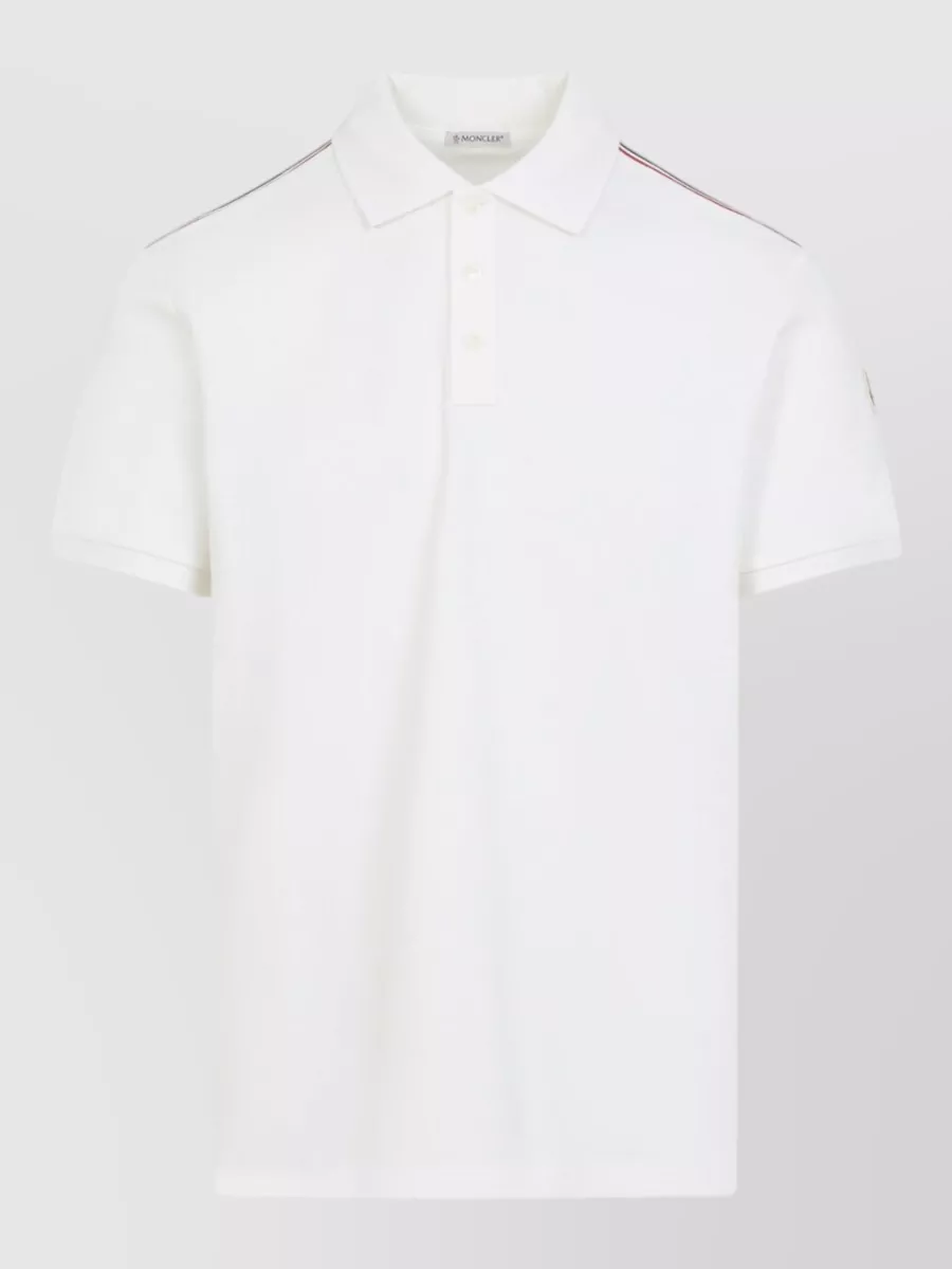 Moncler Cotton Short-Sleeve Polo Shirt