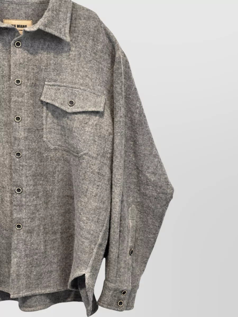 Uma Wang Wool Shirt Jacket