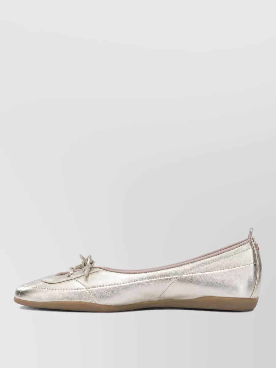 Halmanera Leather Ballerina Shoes