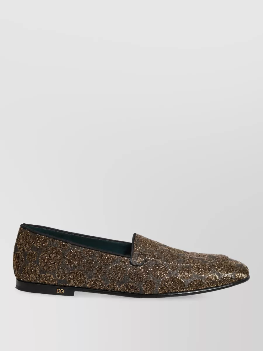 Dolce&Gabbana Leather Slip-On Loafers