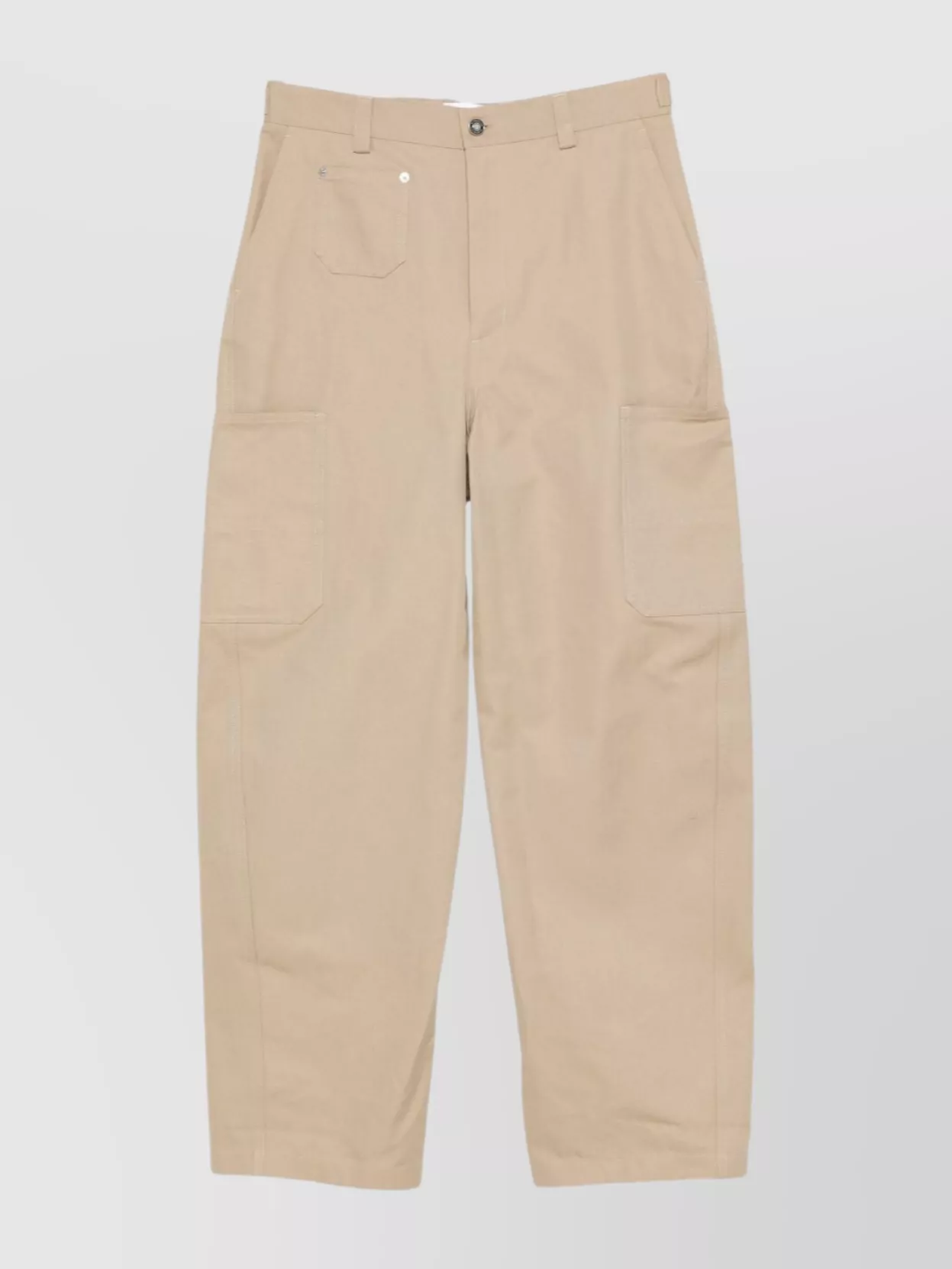 Givenchy High-waisted Wide-leg Trousers With Side Pockets In Pink
