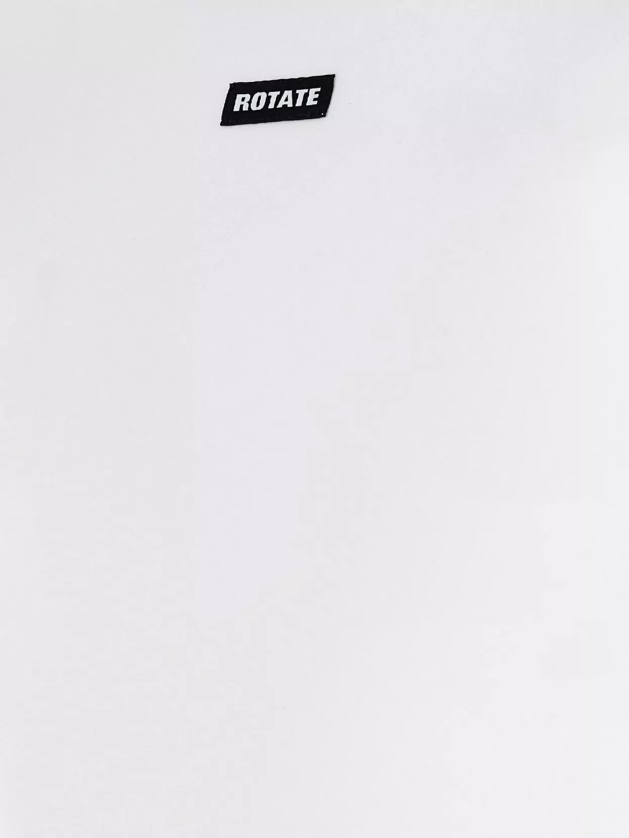 Rotate Birger Christensen Logo-patch Short-sleeve T-shirt In White