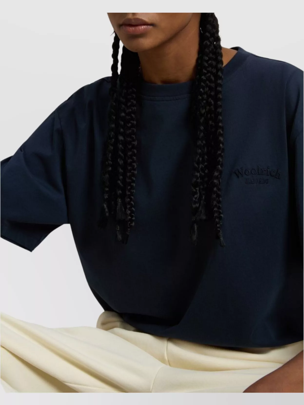 Woolrich Logo Crew Neck Cotton T-Shirt