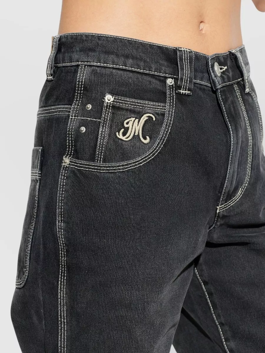 Isabel Marant Jeyda Trousers Belt Loops Contrast Stitching