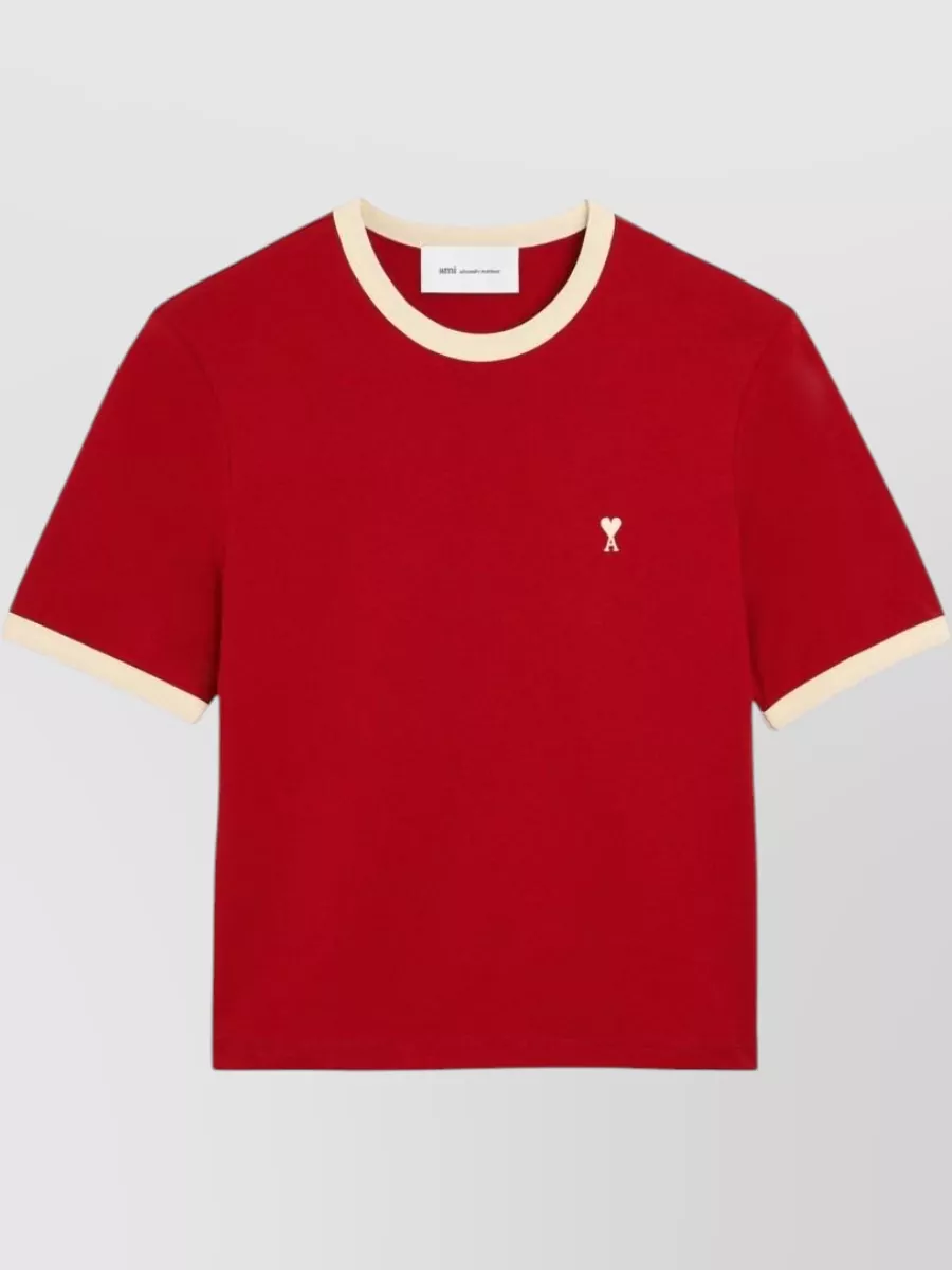 Ami Paris Cotton Short-Sleeve T-Shirt