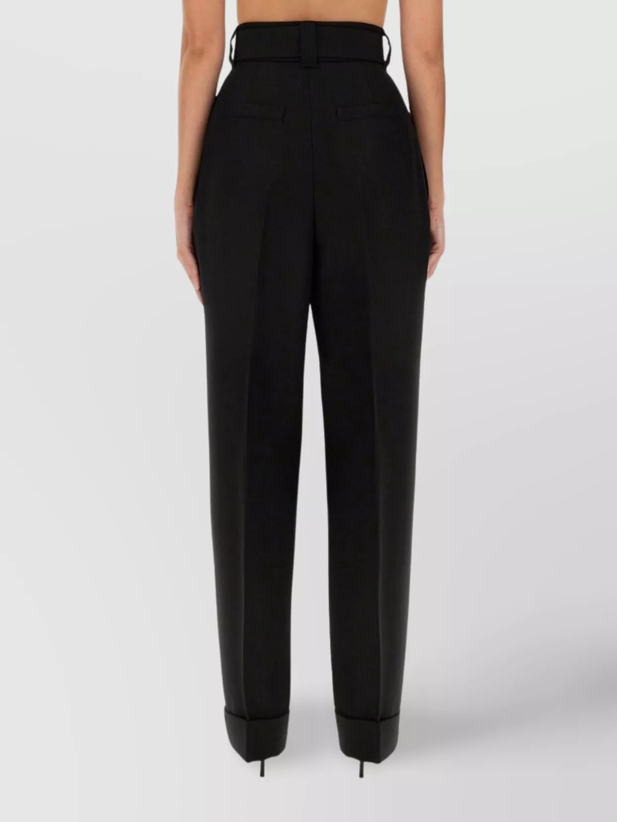Max Mara Urban Piano Trousers Belted Waist
