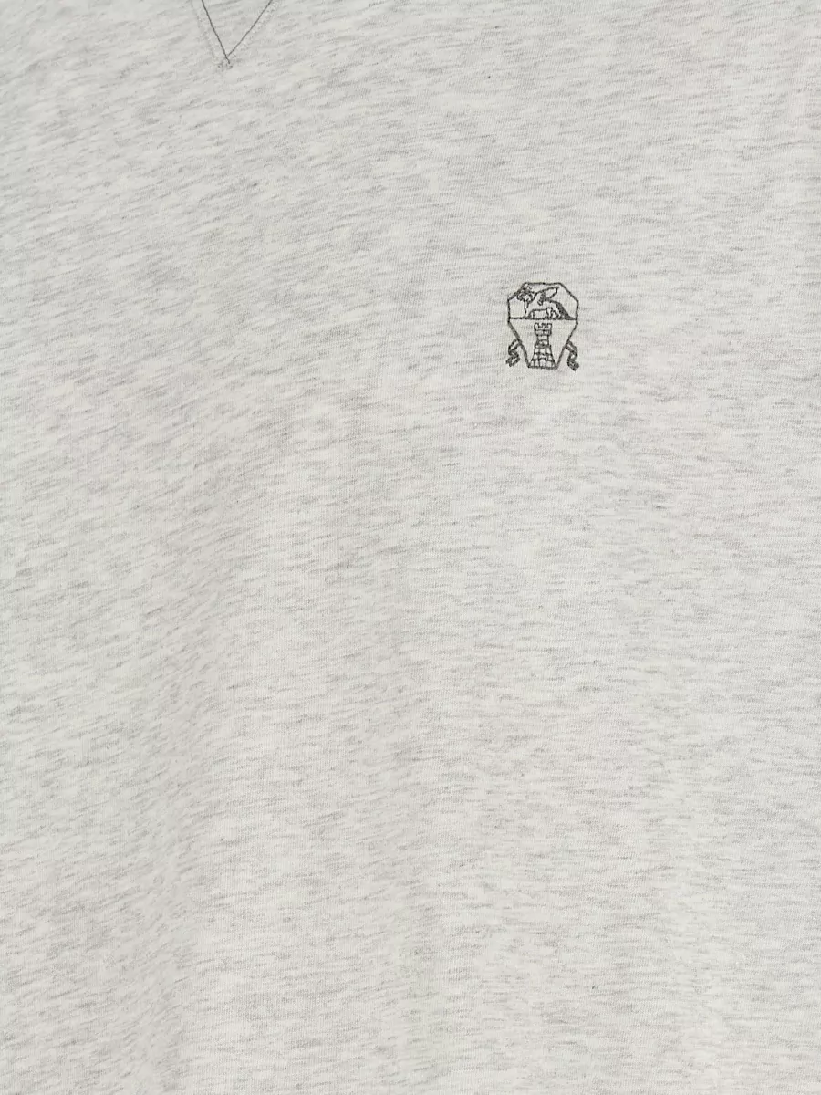 Brunello Cucinelli Cotton Logo-Print T-Shirt