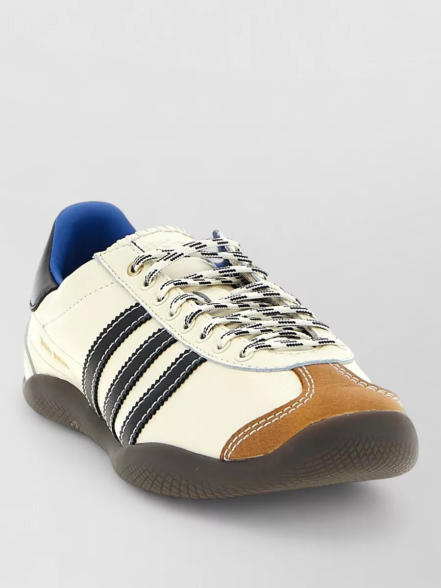 Adidas Originals leather lace-up sneakers