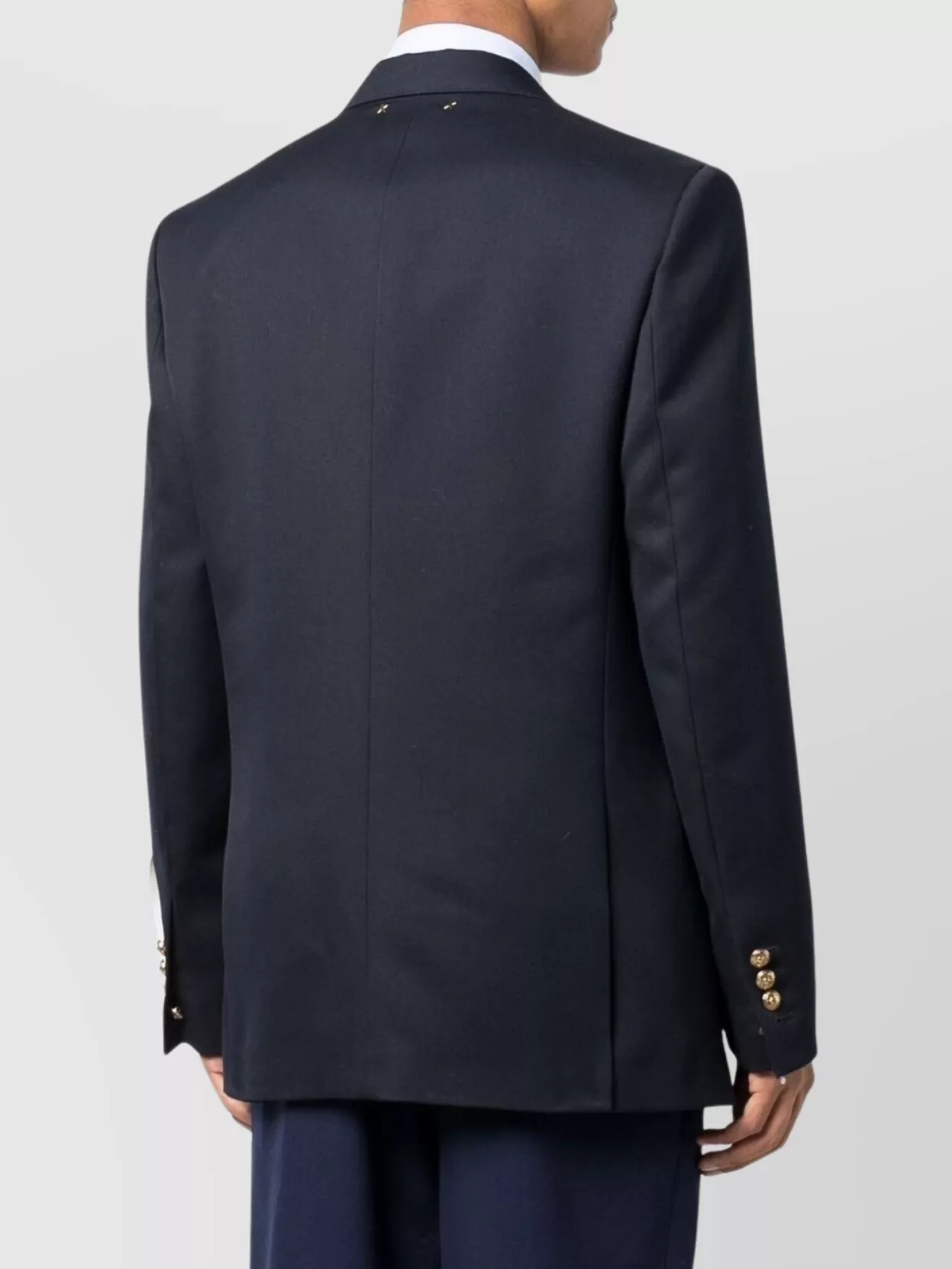 Golden Goose Double Breasted Lapel Chest Pocket Flap Pockets