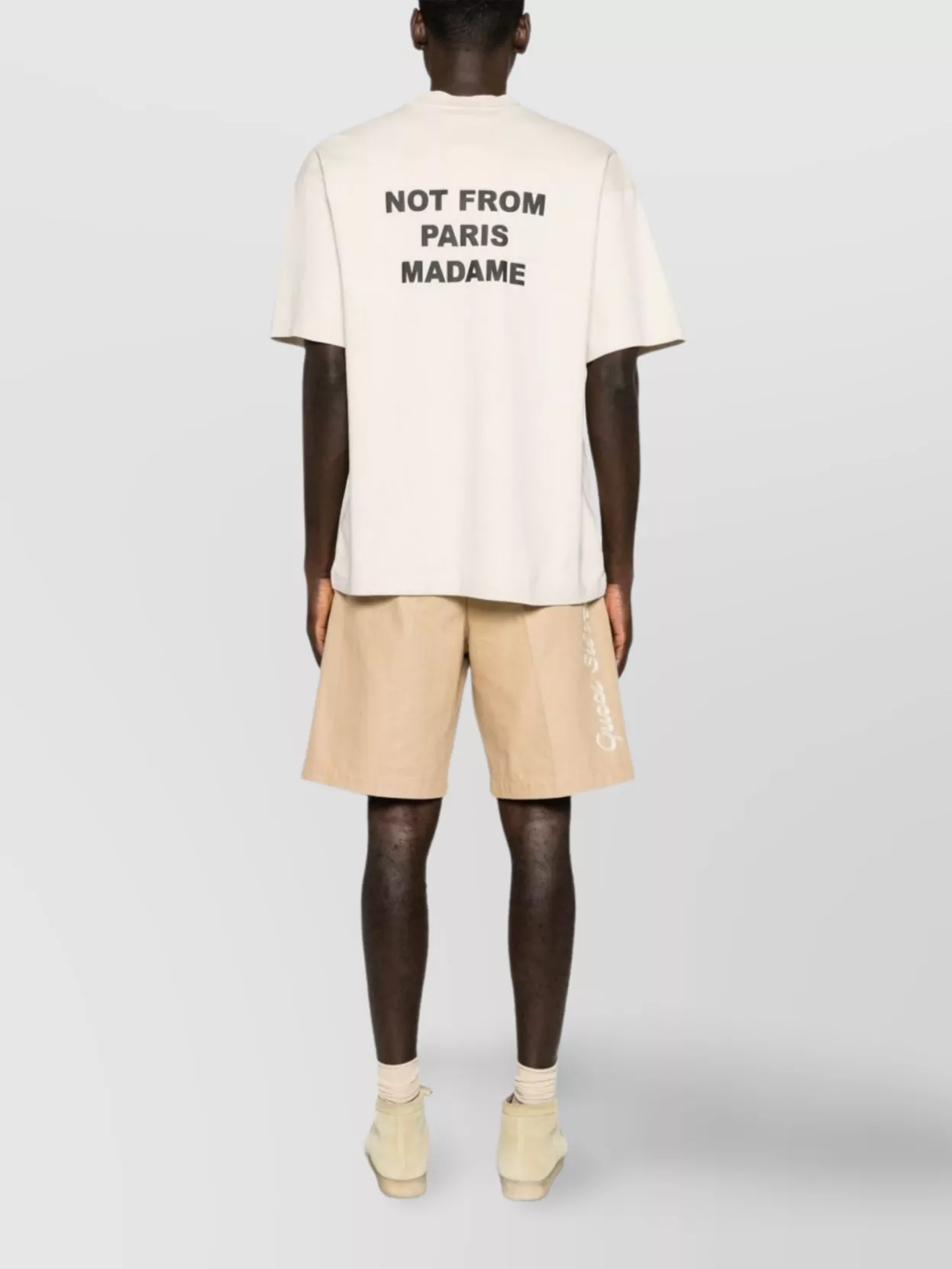 Drôle De Monsieur Oversized Cotton Jersey Crew Neck T-Shirt