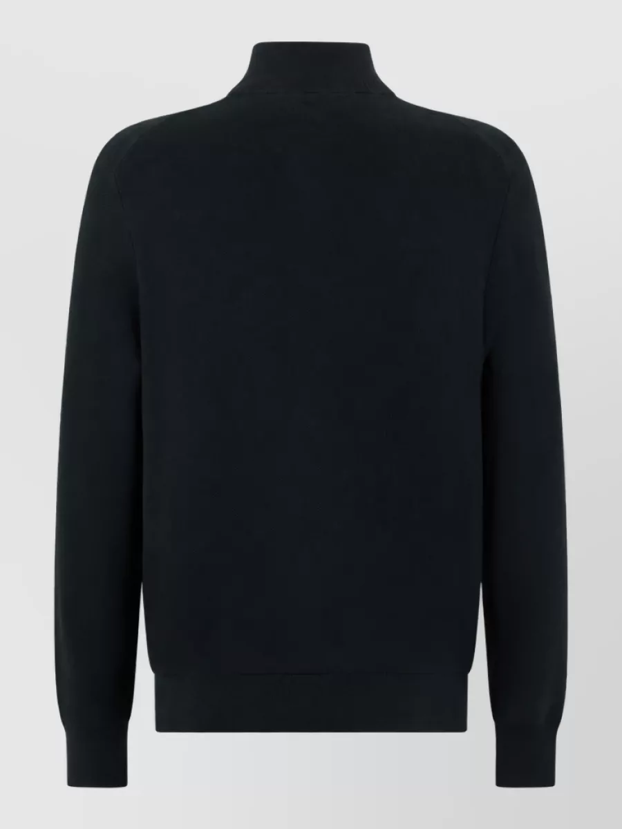 Polo Ralph Lauren Cotton High Neck Zip Sweatshirt