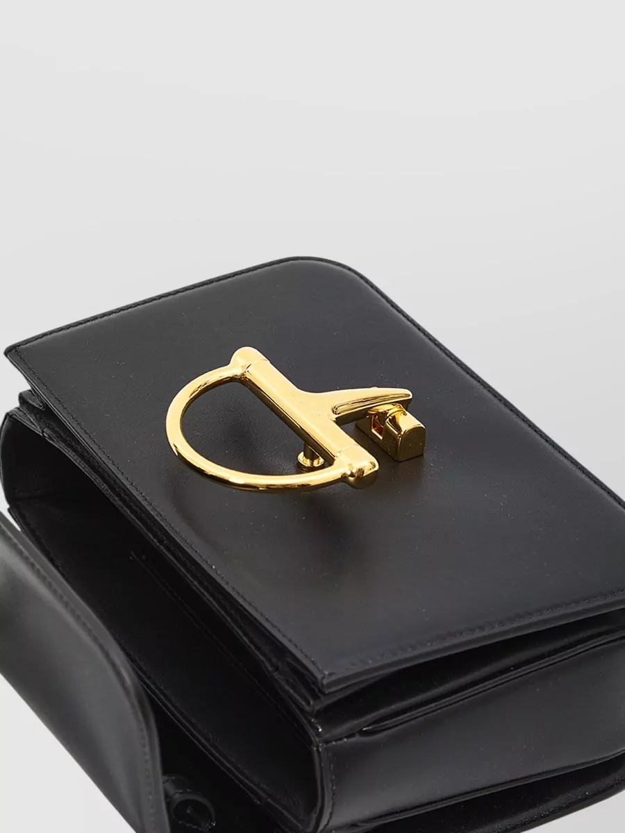 Gucci Small Smooth Leather Shoulder Bag