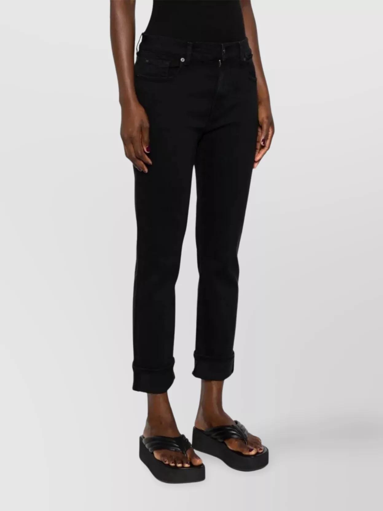 7 For All Mankind Mid Rise Relaxed Skinny Jeans