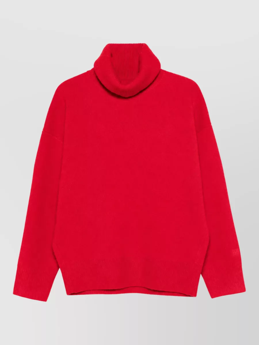Totême cashmere wool ribbed turtleneck sweatshirt