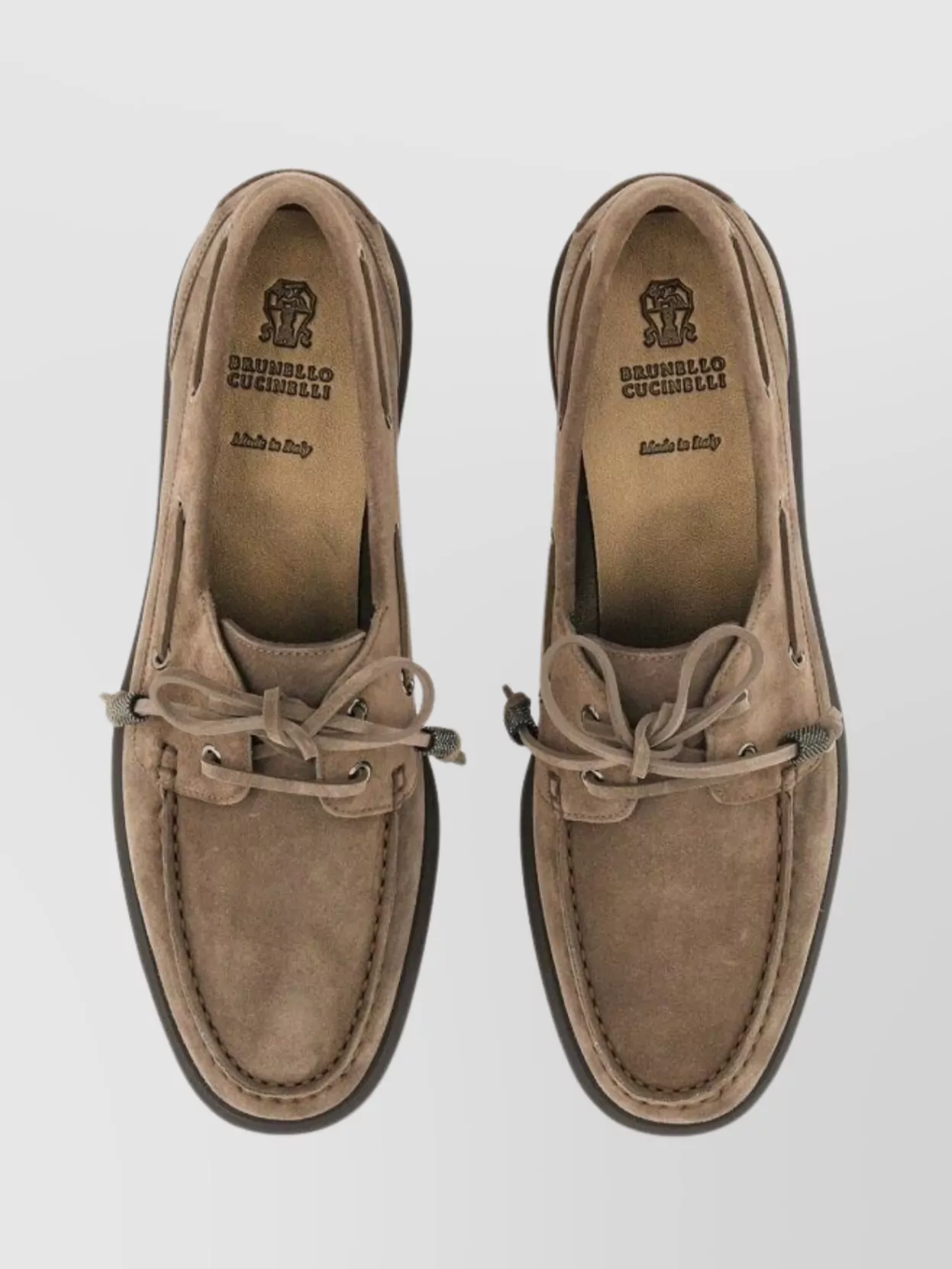 Brunello Cucinelli "Sailor's Penny" Loafer Featuring Lace Detail