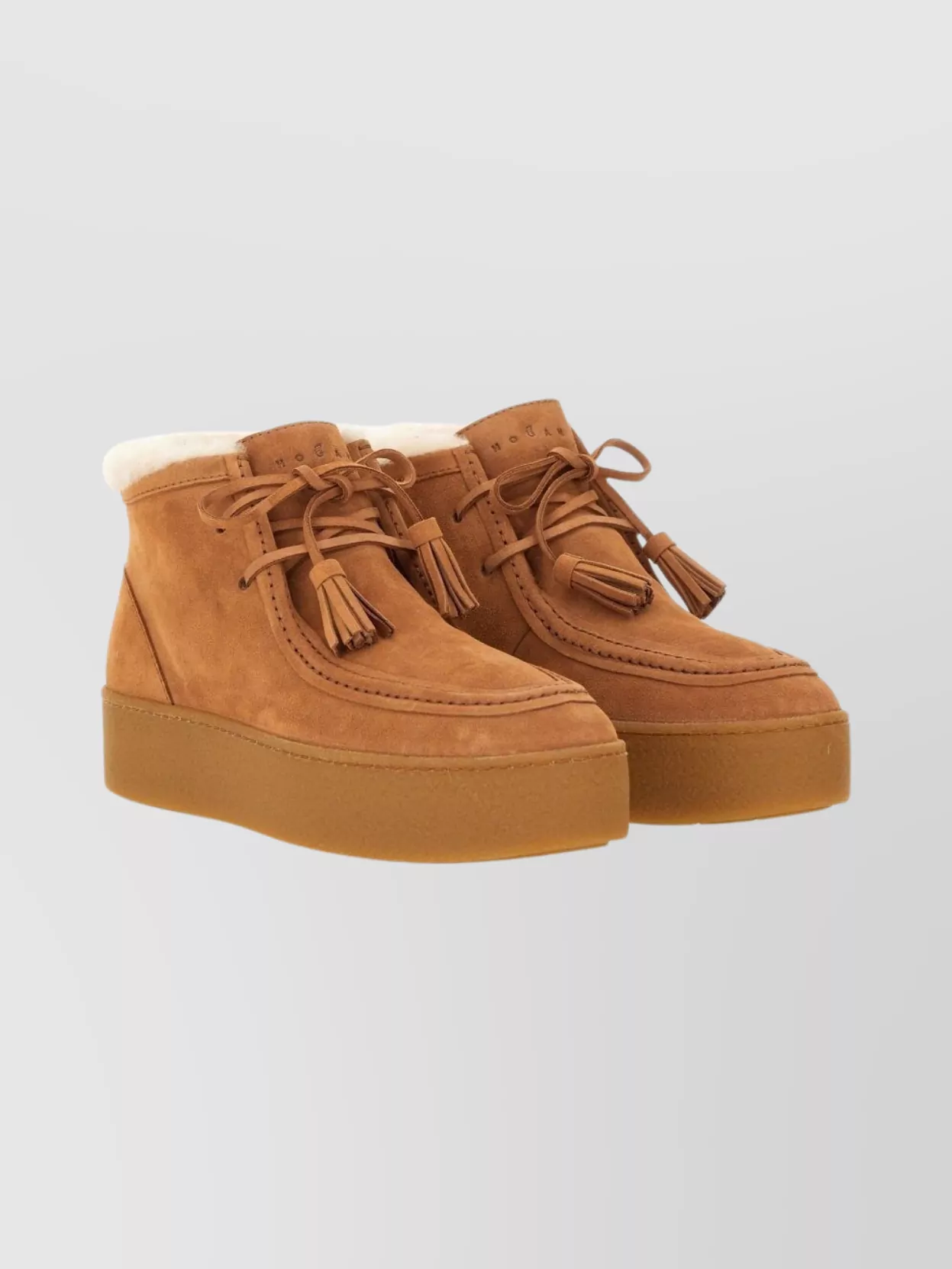 Hogan Ankle Boots With Tassel Detail And Rubber Sole