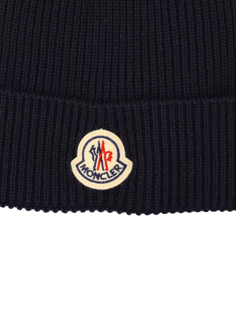 Moncler Ribbed Wool Beanie