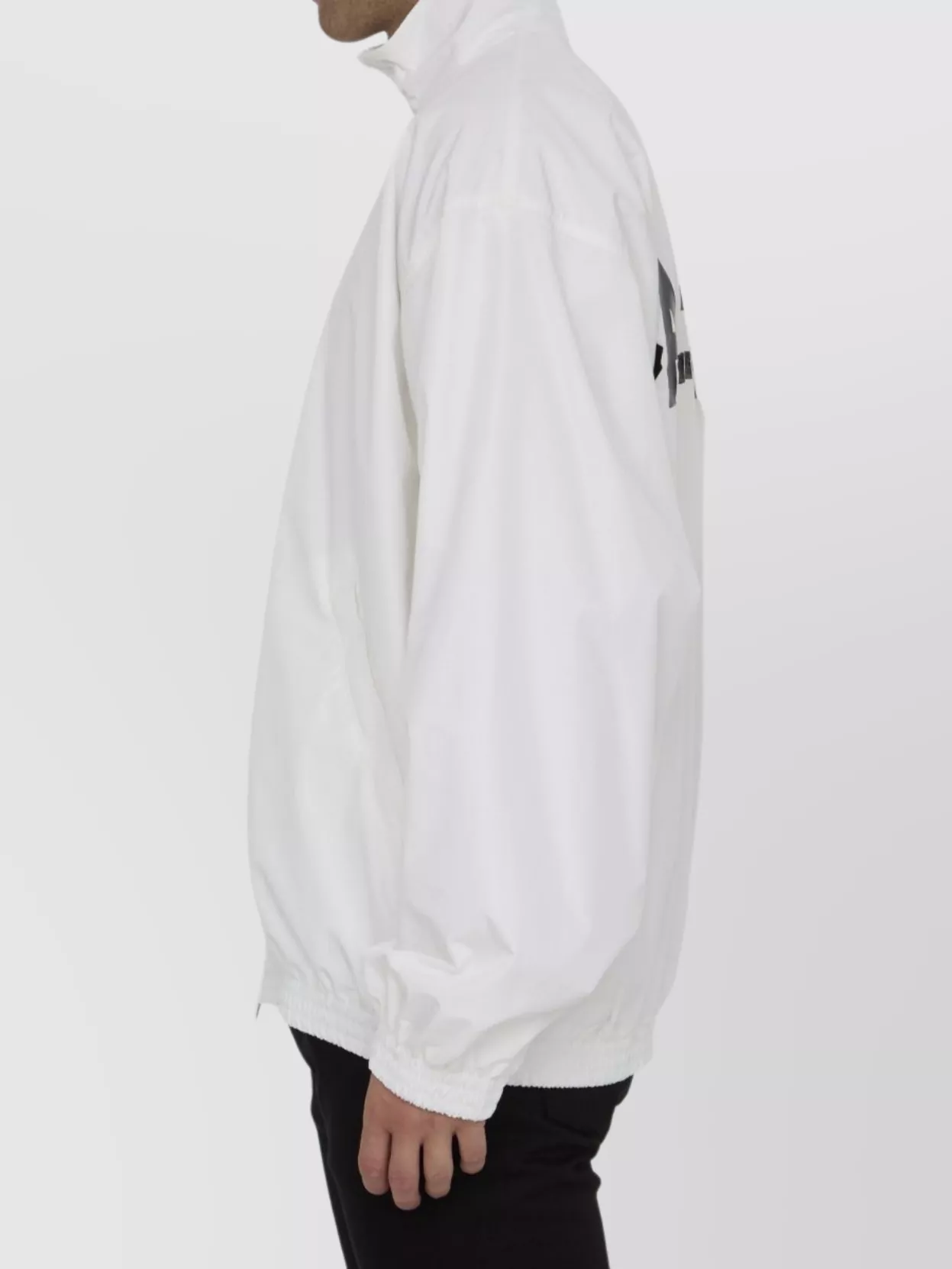 Balenciaga Modern Oversized Track Jacket With Elasticated Finish