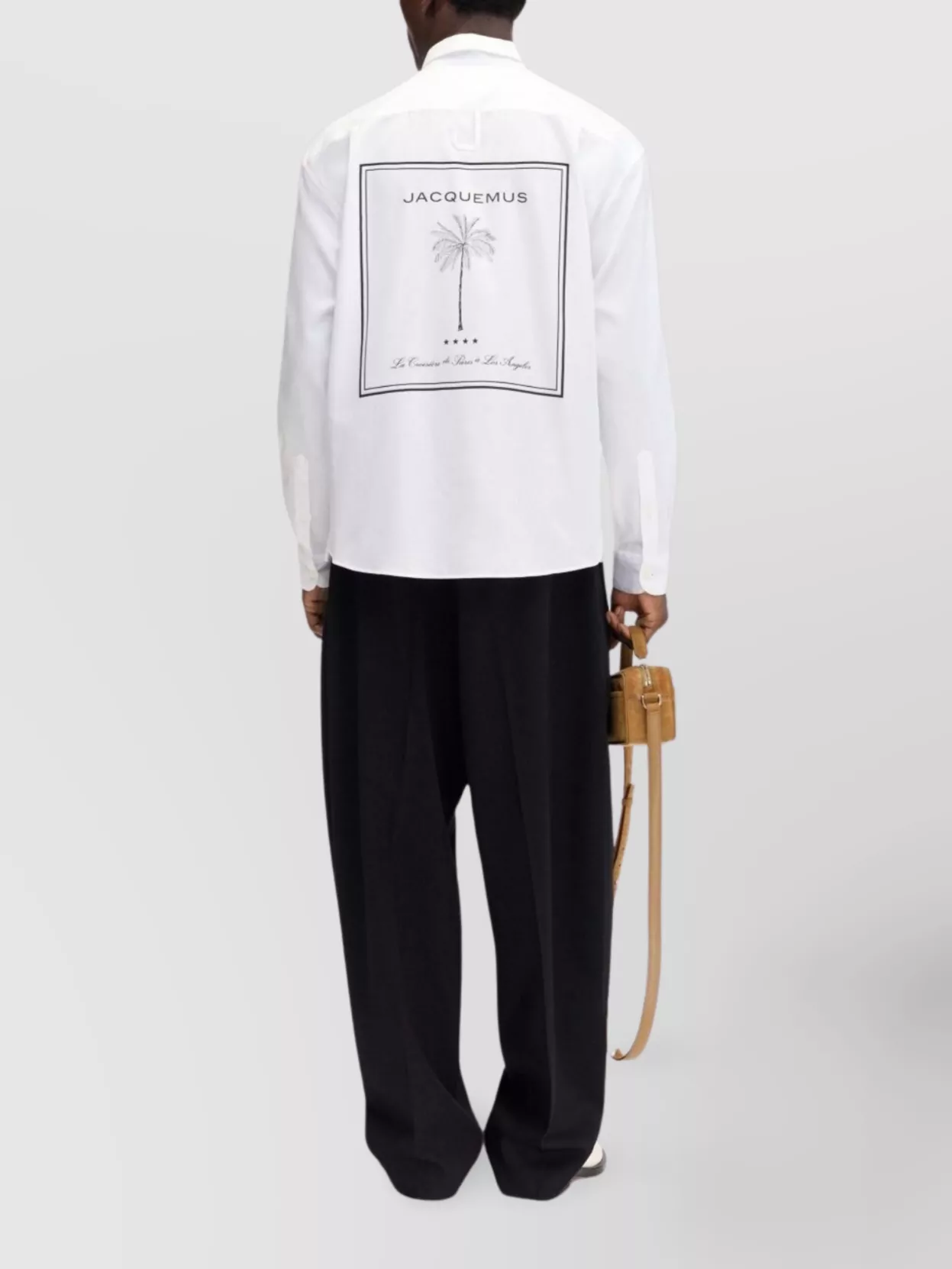 Jacquemus Collared Shirt With Embroidered Detail And Graphic Print