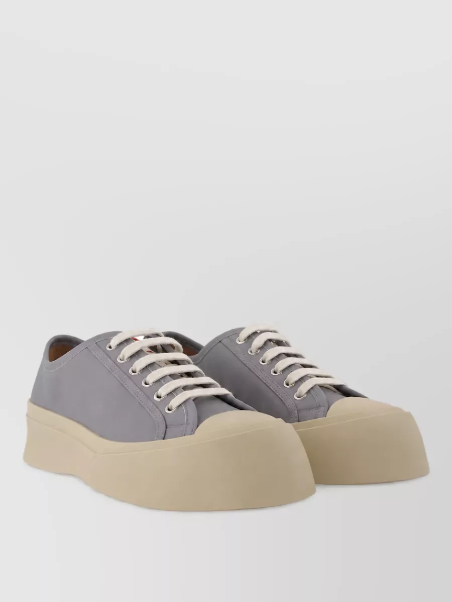Marni leather lace-up sneakers