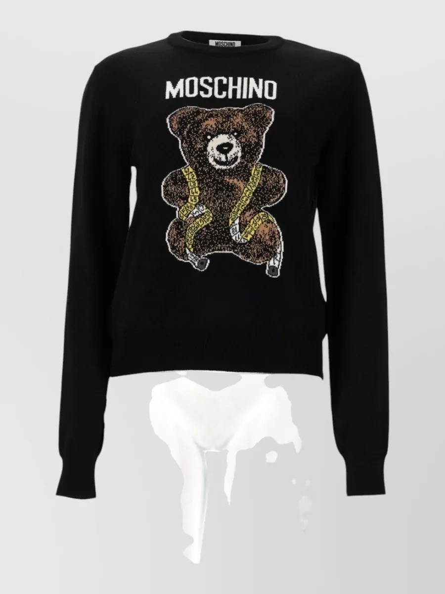 Moschino virgin wool teddy sweatshirt
