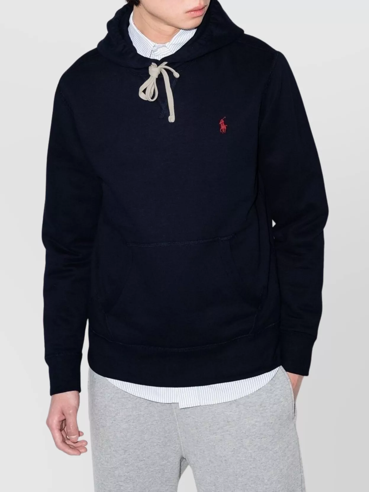 Ralph Lauren Cotton-Blend Logo-Embroidered Hoodie