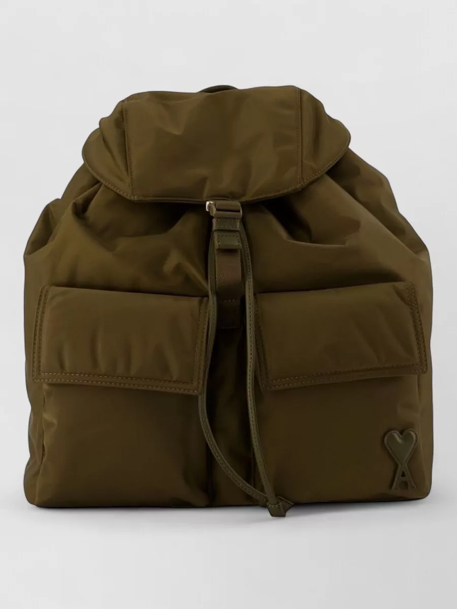 Ami Paris nylon backpack