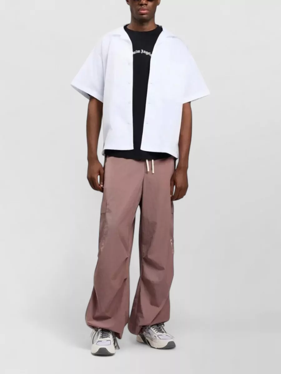 Palm Angels Oversized Logo Print T Shirt