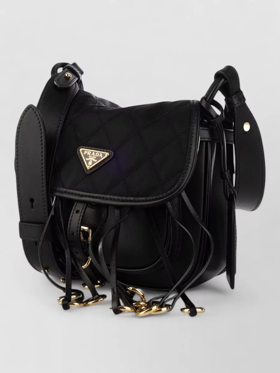 Prada Re-Edition Fabric And Leather Shoulder Bag