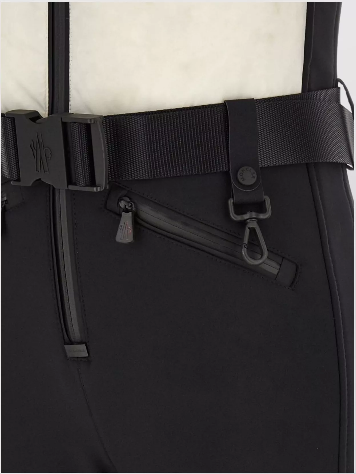 Moncler Grenoble Sleeveless Ski Outfit Belted Waist
