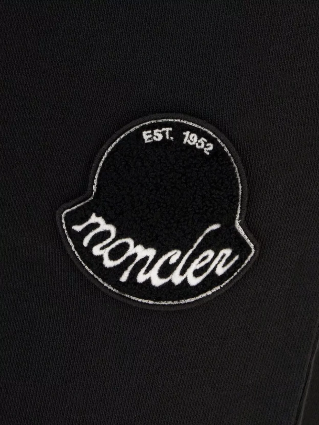 Moncler Cotton Joggers With Elasticated Cuffs And Drawstring Waistband
