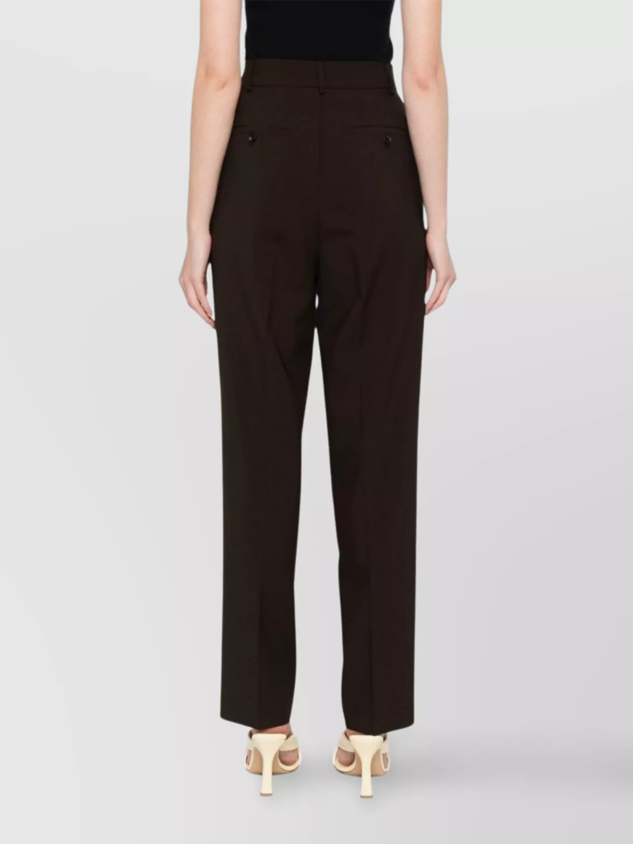 THE FRANKIE SHOP BEA SUIT PANTS FEATURING PLEAT DETAIL