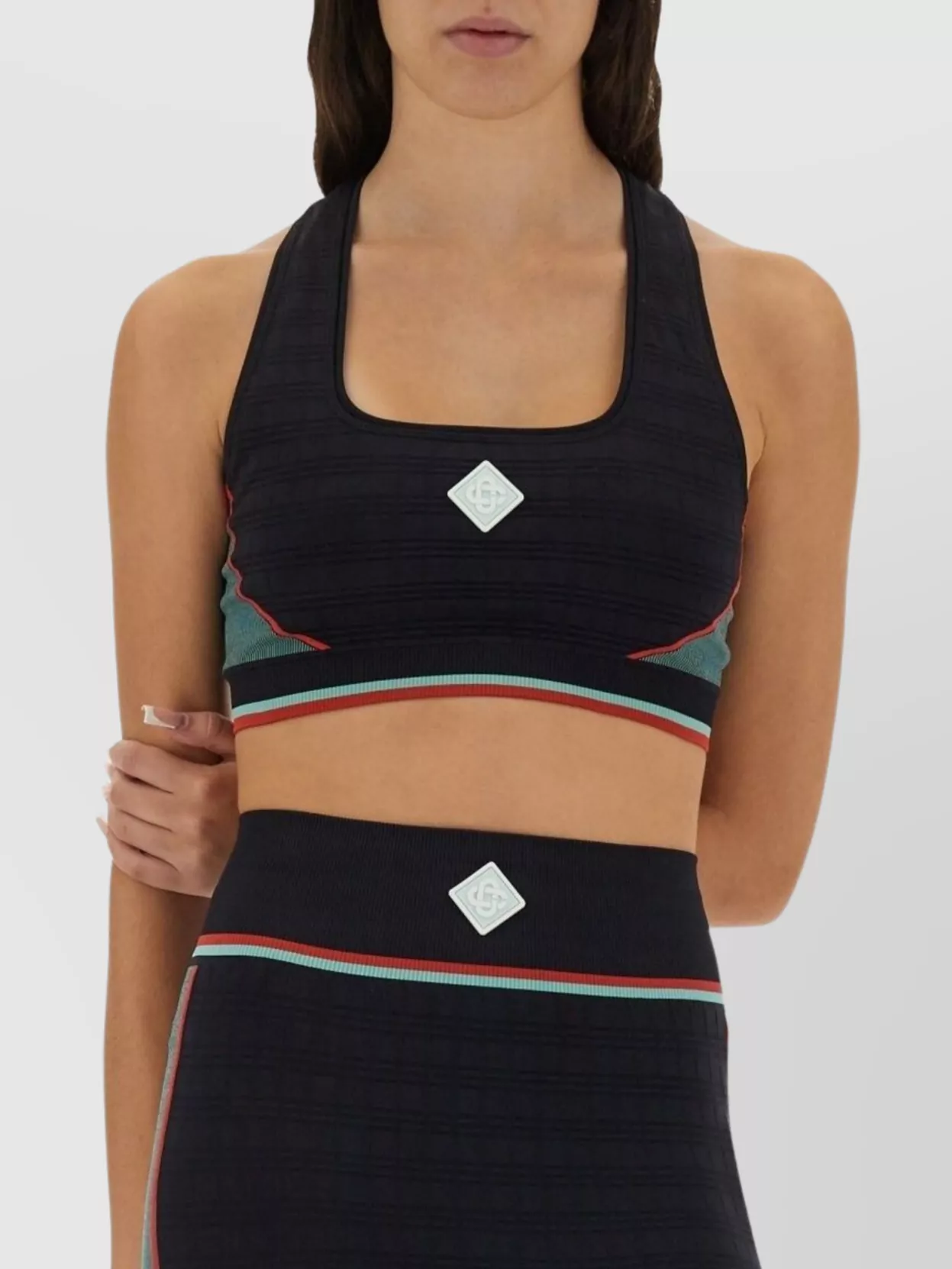 Casablanca Racerback Stretch Top Elasticated Band