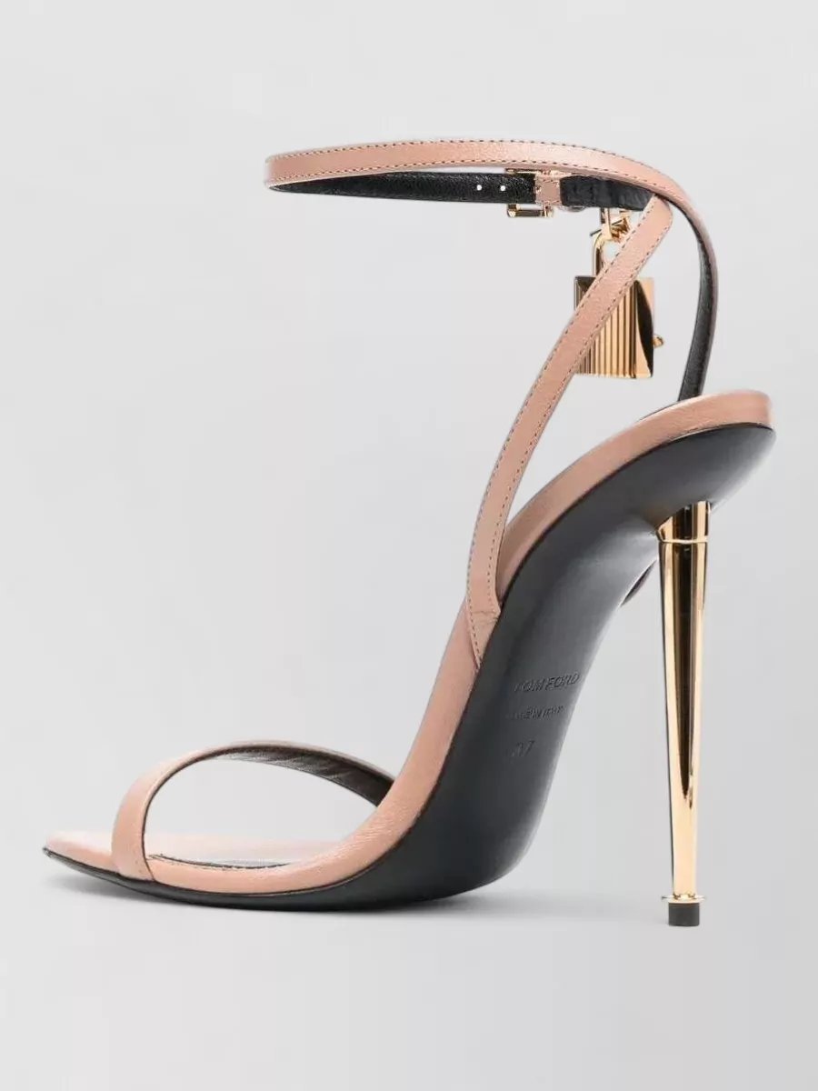Tom Ford High Heel Sandals Padlock Detail