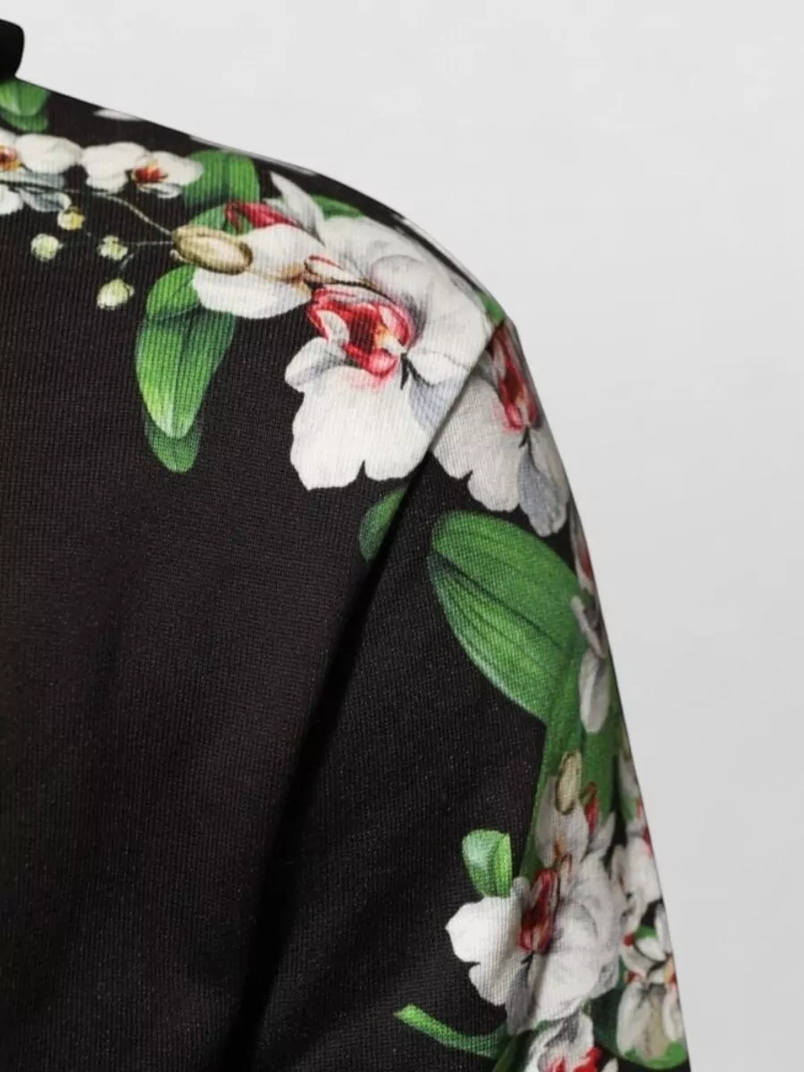 Dolce&Gabbana Floral Logo-Print Hoodie